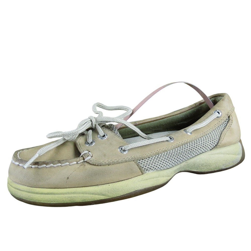 SPERRY Women's Boat Shoe Brown Leather Sz 7 Medium Used 2025
